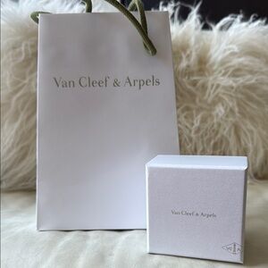 Van Cleef & Arpels Boutique Shopping Bag and Small Box
